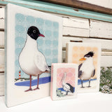 Mini Woodblock - Pelican