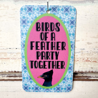 Gift Tag - Bird Party