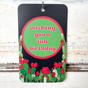 Gift Tag - Fab Birthday