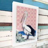 XL Woodblock - Pelican