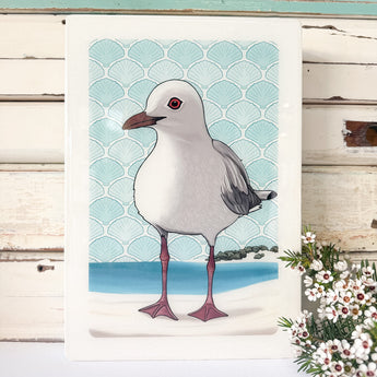 Maxi Woodblock - Seagull