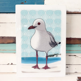 XL Woodblock - Seagull