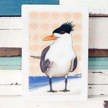XL Woodblock - Crested  Tern