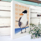 Maxi Woodblock - Crested Tern