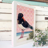 Maxi Woodblock - Pied Oystercatcher