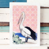 Maxi Woodblock - Pelican