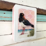 Mini Woodblock - Pied Oystercatcher
