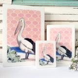 Medi Woodblock - Pelican