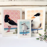 Mini Woodblock - Seagull