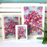 Mini Woodblock - Starflower