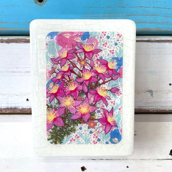 Mini Woodblock - Starflower
