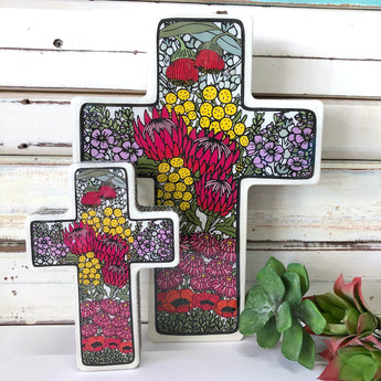 Wildflower Cross - Small