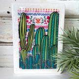 Medi Woodblock - Cactus Sunset