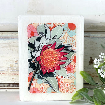 Mini Woodblock - Murchison Rose