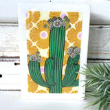 Medi Woodblock - Saguaro Cactus