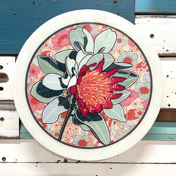 Roundy Woodblock - Murchison Rose