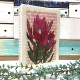 Medi Woodblock - Leucadendron