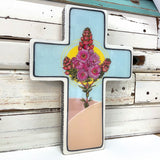Sunrise Featherflower Cross - Large