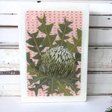 Maxi Woodblock - Bird's Nest Banksia