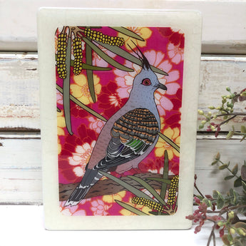 Medi Woodblock - Top Notch Pigeon