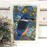 Medi Woodblock - Sacred Kingfisher