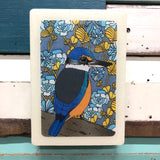 Medi Woodblock - Sacred Kingfisher