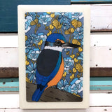 Maxi Woodblock - Sacred Kingfisher
