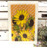 Maxi Woodblock - Sunflower