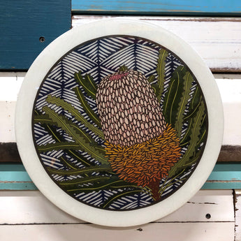 Roundy Woodblock - Banksia Hookeriana