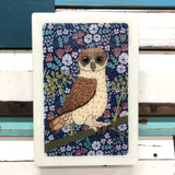 Maxi Woodblock - Boobook Owl