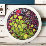 Roundy Woodblock - Prickly Pear