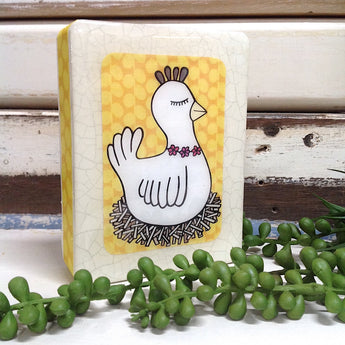 Mini Woodblock - Chicken & Chips