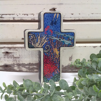 Coral Reef Cross - Small