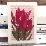 Medi Woodblock - Leucadendron