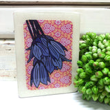 Mini Woodblock - Blue Bell Creeper