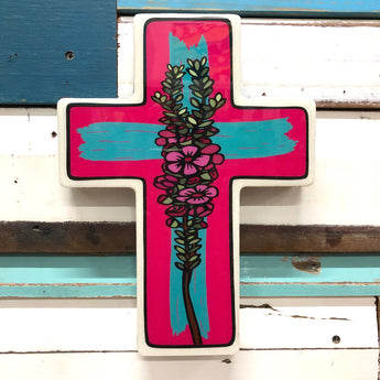 Geraldton Wax Pop Cross - Large