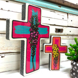 Geraldton Wax Pop Cross - Large