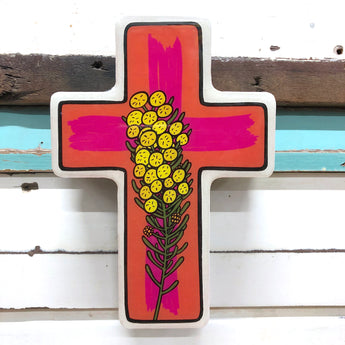 Wattle Pop Cross - Large