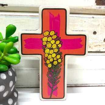 Wattle Pop Cross - Small