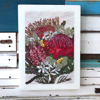 XL Woodblock - Native Bloom