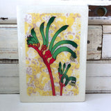 Medi Woodblock - Kangaroo Paw