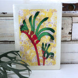 Medi Woodblock - Kangaroo Paw