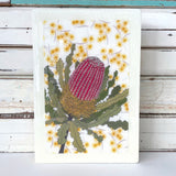 Maxi Woodblock - Banksia Menziesii