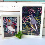 Maxi Woodblock - Miner Bird & Mulga