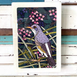 Maxi Woodblock - Miner Bird & Mulga