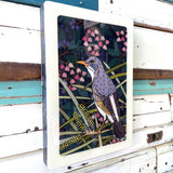 Maxi Woodblock - Miner Bird & Mulga