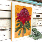 Maxi Woodblock - Waratah