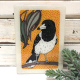 Medi Woodblock - Butcher Bird