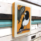 Medi Woodblock - Butcher Bird