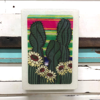 Medi Woodblock - Spiral Cactus